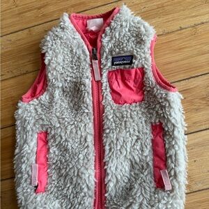 Patagonia Fleece Vest with Pink Highlights